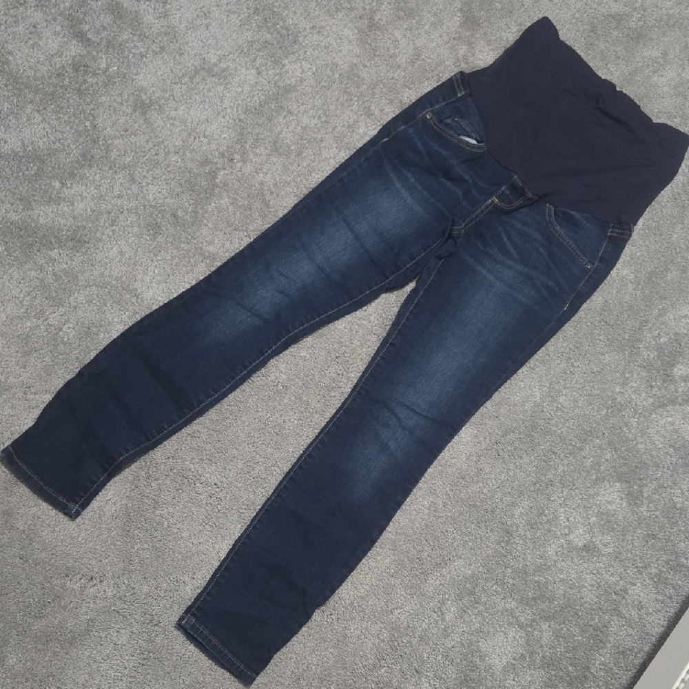 a:glow Blue Maternity Jeggings